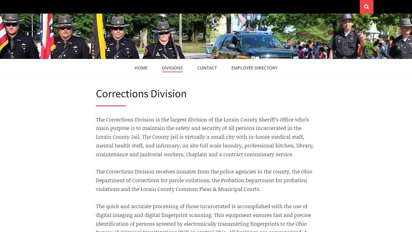 Corrections Division - Lorain County